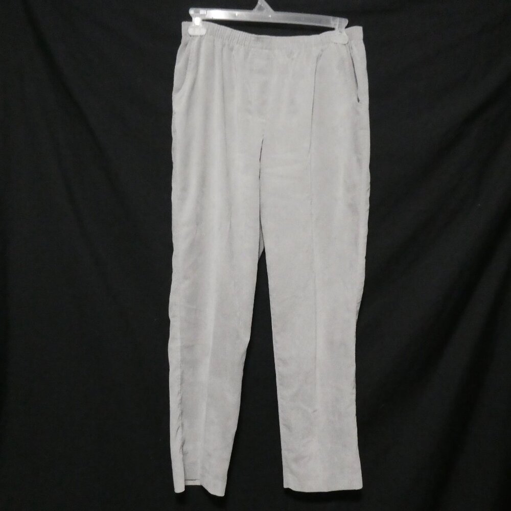 ALIA | size 14 | Grey Corduroy / Cords | Joggers | Stretchy Waistband